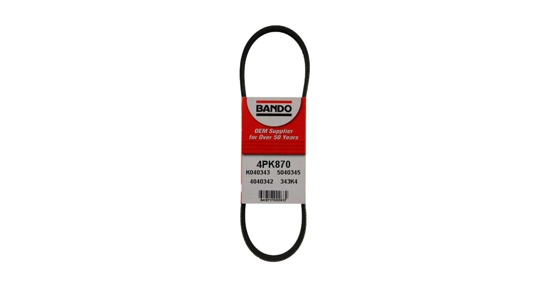 ベリンディ Amazon.com: Bando USA 4PK870 OEM Quality Serpentine Belt