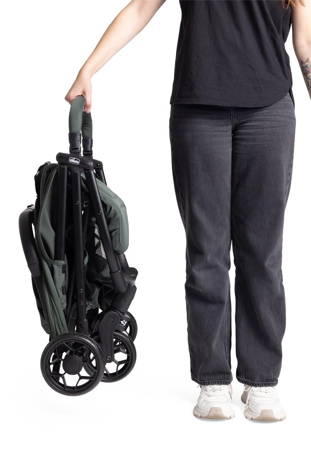 Chicco Urbino Kinderwagen Ab Geburt bis 4 Jahren 25 kg Zusammenklappbarer Buggy Grün