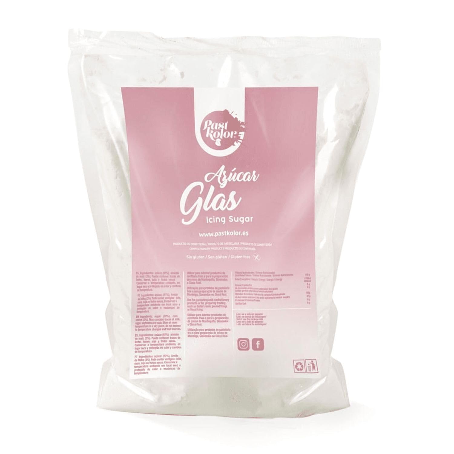 Azucar glas Icing sugar Reposteria profesional (10, Kilogramos)