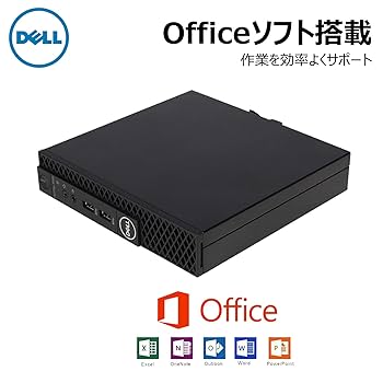 DELL ミニPC デスクトップ Amazon.co.jp: 【整備済み品】 【CPU:第8世代CPU搭載】超ミニ