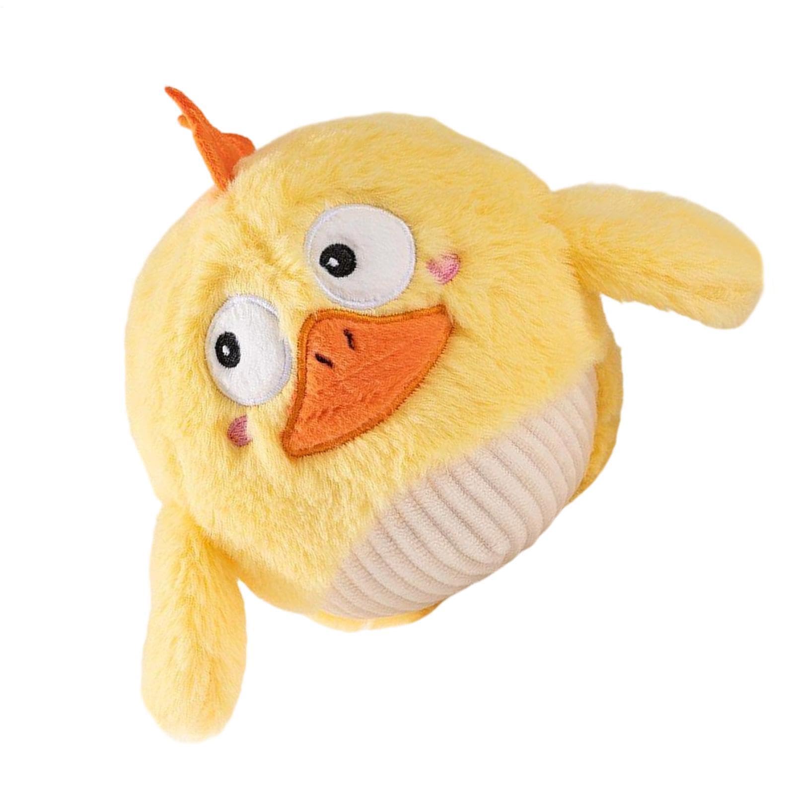 Balle Rebondissante Chien Électriques en Peluche pour Chat avec Musique