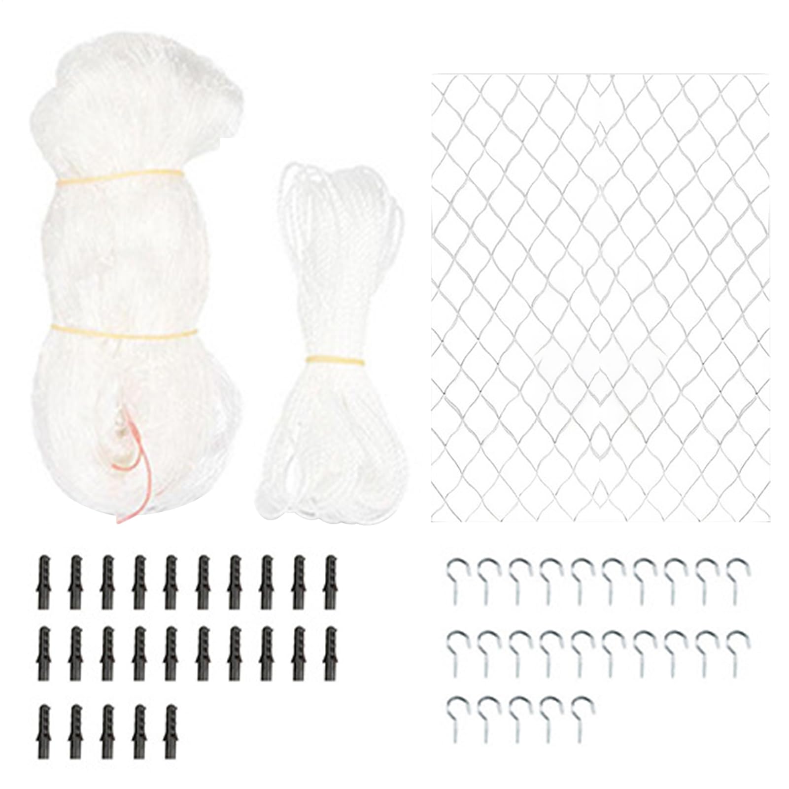 Balcony Pet Safety Net - Anti Fall Mesh Guard Fence, Outdoor Pet Barrier, Strong Cat Protection Screen, Adjustable Balcony Net | Protective Safety Barrier For Patio Stairs Gate Deck Apartment Home