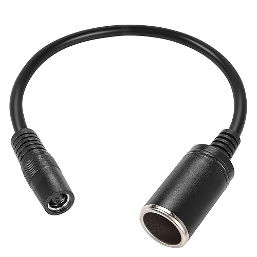 PNGKNYOCN DC7909 - Cable de alimentación para encendedor de cigarrillos, 14 AWG CC de 0.315 in hembra a encendedor de cigarrillos de automóvil,