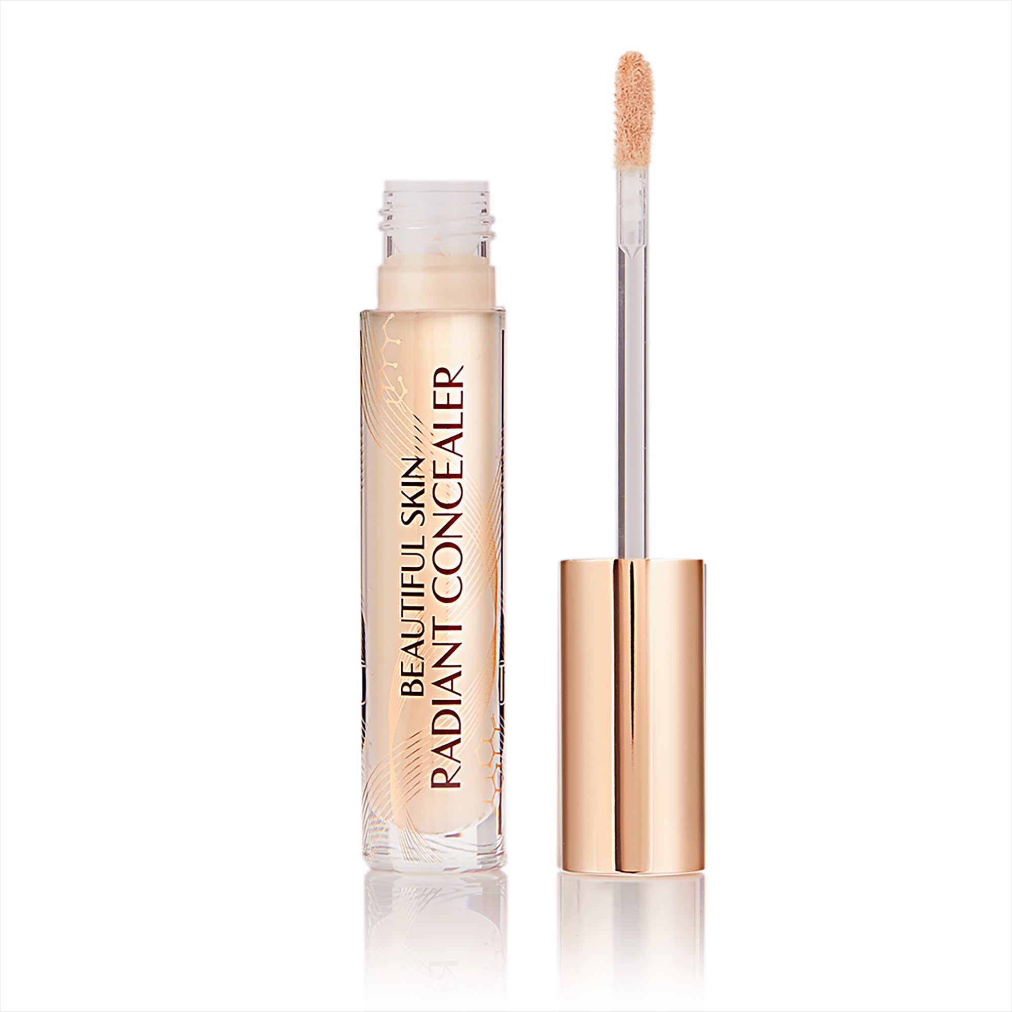 Charlotte Tilbury Beautiful Skin Concealer - Under Eye Concealer & Color Corrector for Dark Circles - Hydrating, Medium-Buildable Coverage with a Radiant, Natural-Looking Finish