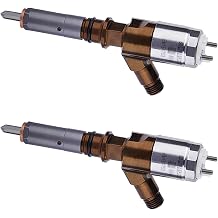 Pack of 2 321-3600 10R-7938 2645A753 3213600 10R7938 Common Rail Fuel Injector Compatible with Caterpillar CAT Perkins C6.6 Engine WHEEL LOADER 924H 924HZ