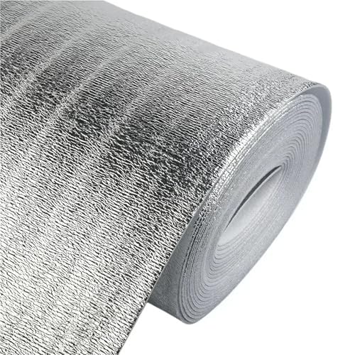 Aislante térmico Mylar en rollo de 50cmx10m con película reflectante para ventanas y paredes 6