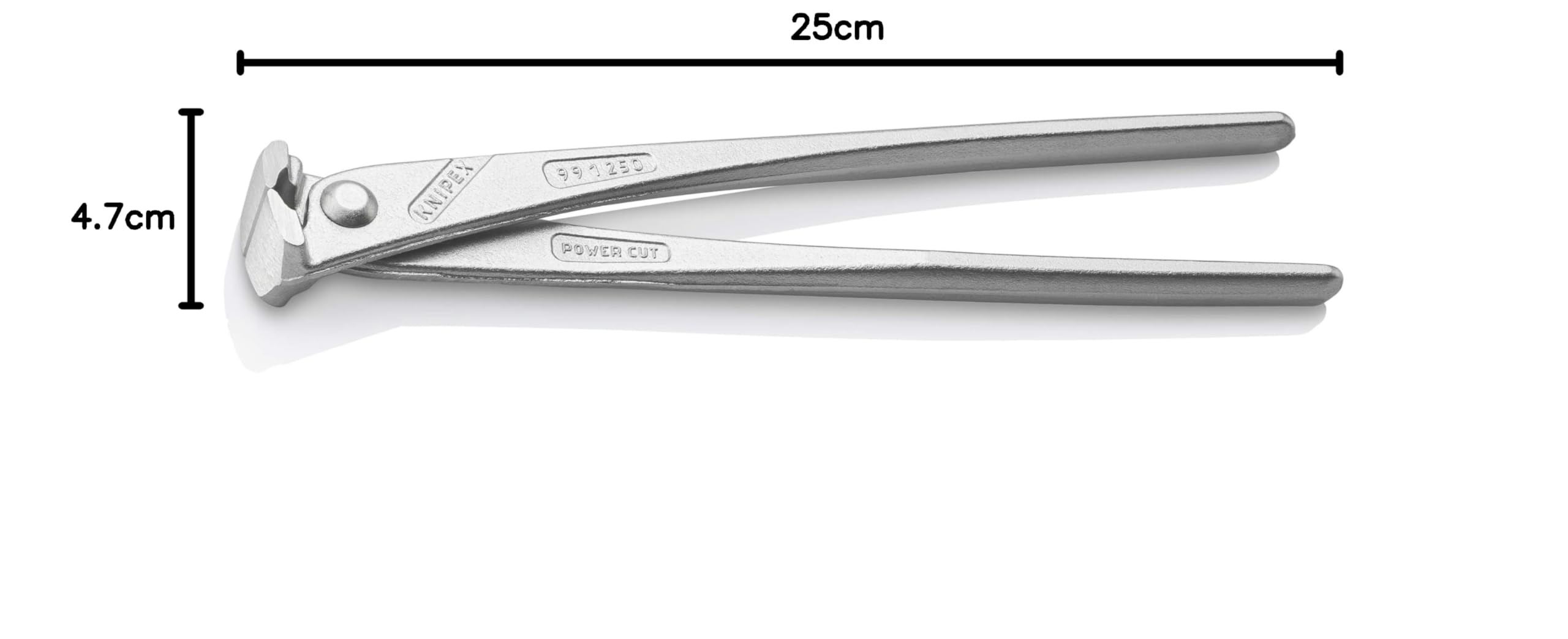 Knipex Tenaille russe à forte démultiplication à forte démultiplication zinguée chromée 250 mm, 99 14 250 EAN