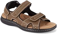 Dockers Men's Newpage Outdoor Sport Sandals - Memory Foam Comfort, Adjustable Straps, Extended Sizes
