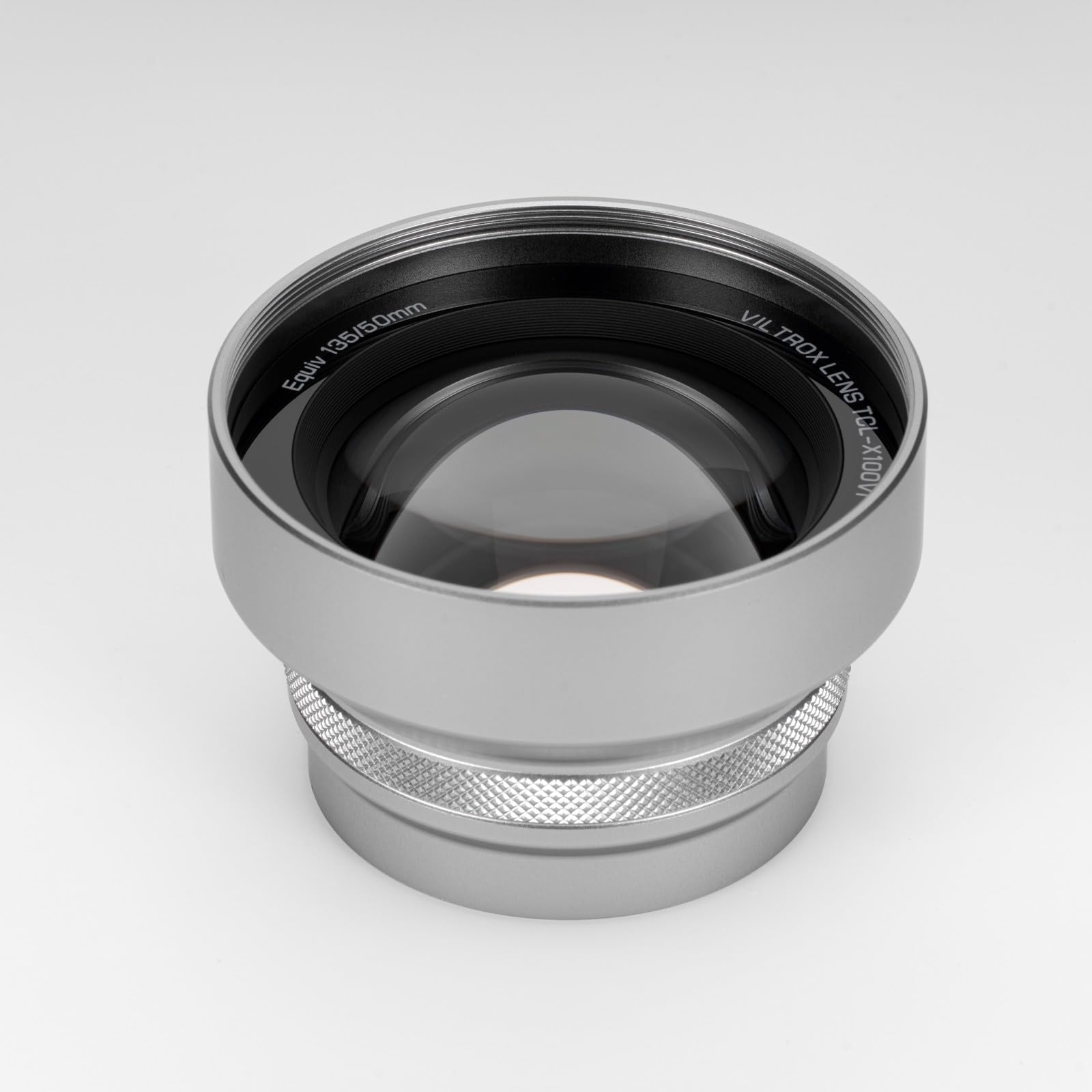 VILTROX TCL-X100 VI Telekonverter-Objektiv für Fujifilm X100-Serie Kameras, 1.4X Teleobjektiv mit automatischer Erkennung für Fuji Fujifilm X100VI, X100V, X100F, X100S, X100 Kameras – Silber