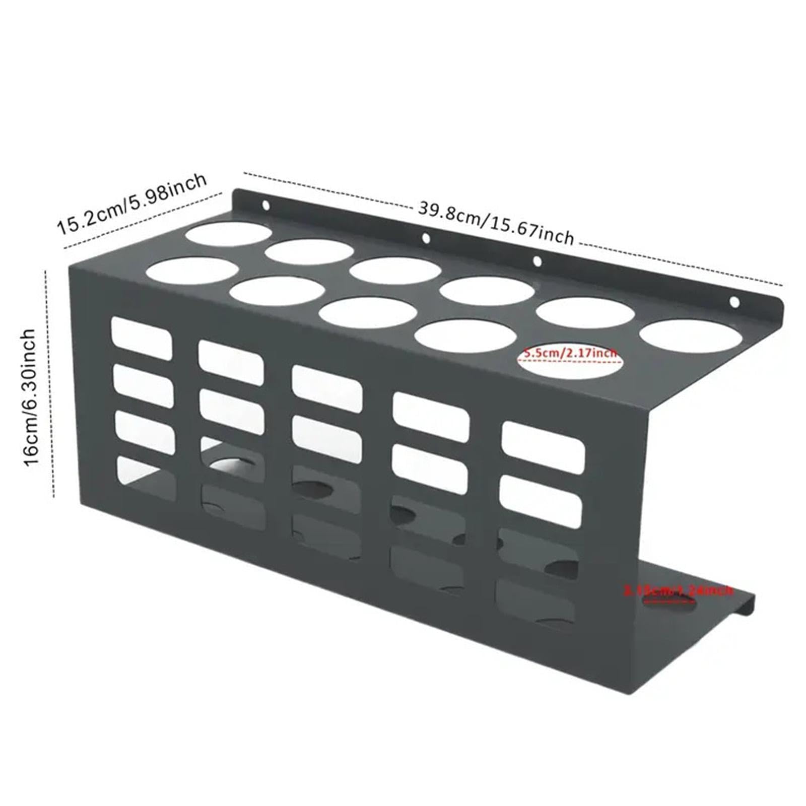 Support Mural Robuste pour Tubes de Mastic, Organisateur D'outils, étagère Métallique pour Mastic