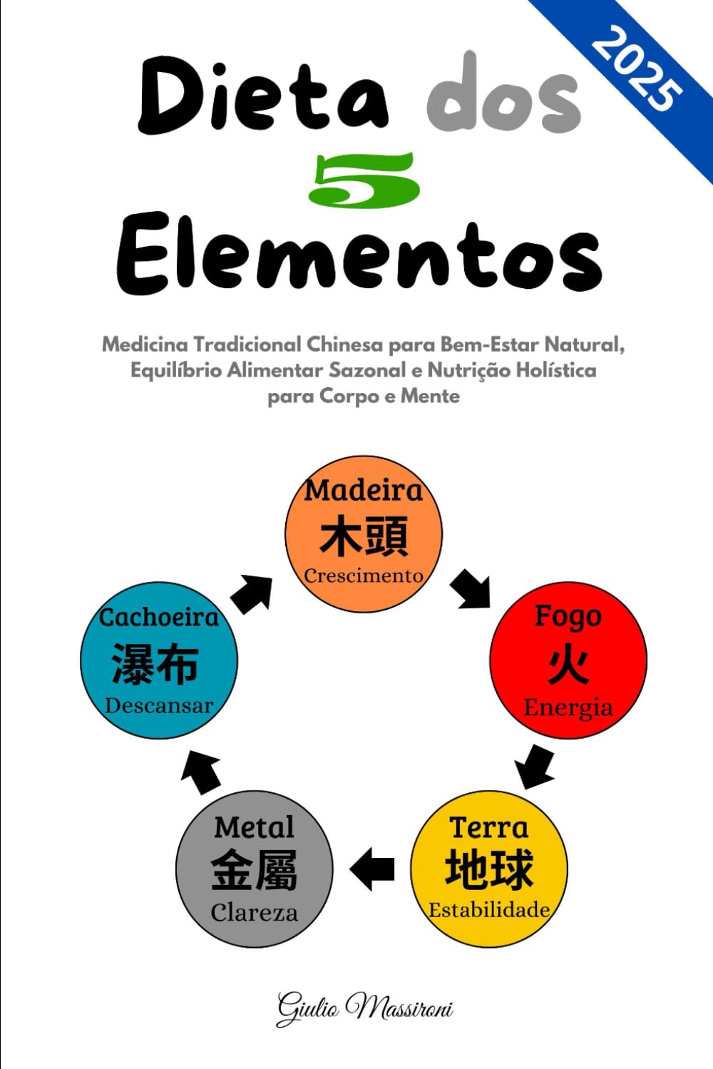 Dieta dos 5 Elementos: Medicina Tradicional Chinesa para Bem-Estar Natural, Equilíbrio Alimentar Sazonal e Nutrição Holística para Corpo e Mente