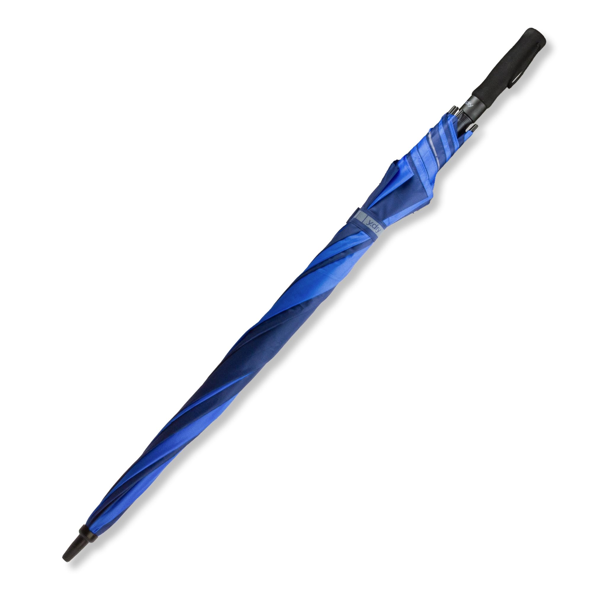Jumbo Ombrello Lungo Automatico Maxi Golf, Antivento con Stecche in Fiberglass, Impugnatura in Neoprene, Diametro Extra Large 139 cm, Struttura Resistente per Pioggia e Vento