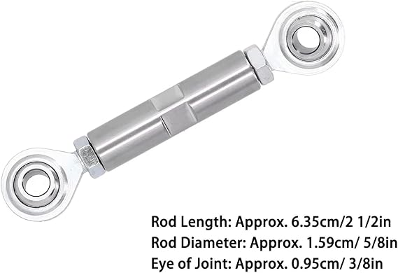 Engine Mount 2 1/2in Adjustable Tensioning Rod Stainless Steel For Mopar Engine For SBC BBC 350 454 Engine Alternator Bracket Transmission Mount