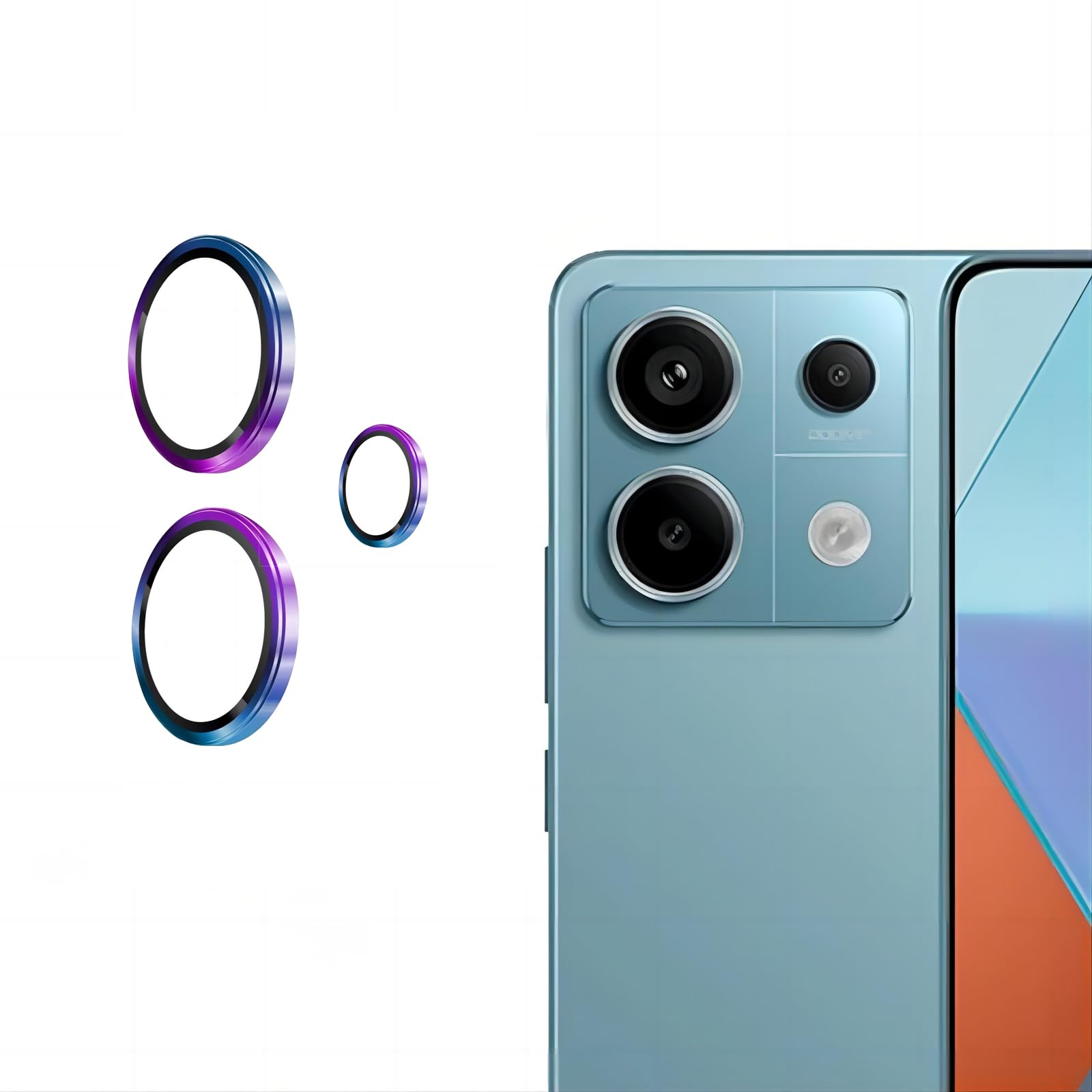 SEIAIYG Pellicola Fotocamera per Xiaomi Redmi Note 13 Pro 4G, Protettore Lente Fotocamera Vetro Temperato, [HD Chiaro, Durezza 9H, AntiGraffio] -3 Pezzi