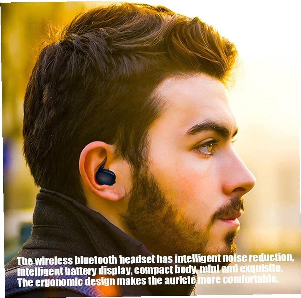 Bluetooth 5.3 Headphones Mini Wireless Headphones In Ear with ENC Noise Cancelling Mic, 42H Bluetooth Earbuds with HiFi Stereo Bluetooth Earphones IP7 Waterproof