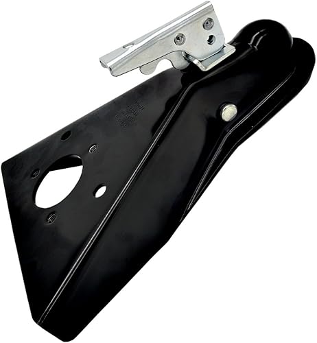 Miniatura 24 de NBJINGYI Acoplador de marco A clase III de 2 pulgadas, capacidad de 7,000 libras, cabezal forjado resistente, recubrimiento en polvo, cierre rápido