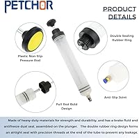 Vista 3 de Extractor de líquidos, jeringa de succión de 500 cc, bomba de llenado de extracción manual de jeringa de aceite, bomba de jeringa de fluido, succión