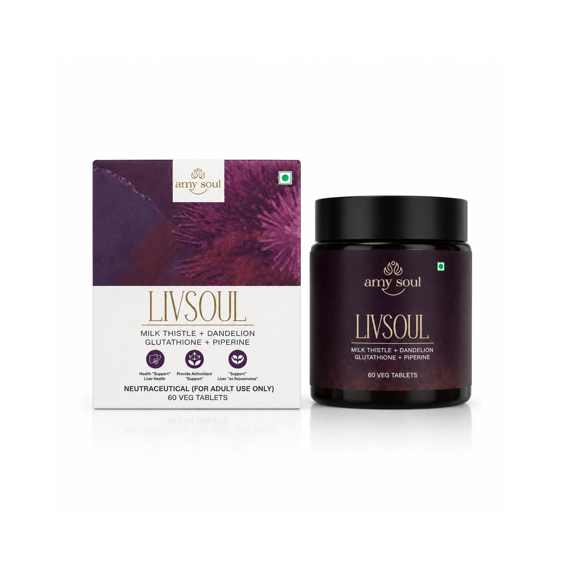 Livsoul Ayurvedic Liver Health Supplement | Herbal Formula for Liver Detox, Supports Digestion & Daily Wellness | Ayurvedic Tablets | 120 Tablets — Amazon image 10