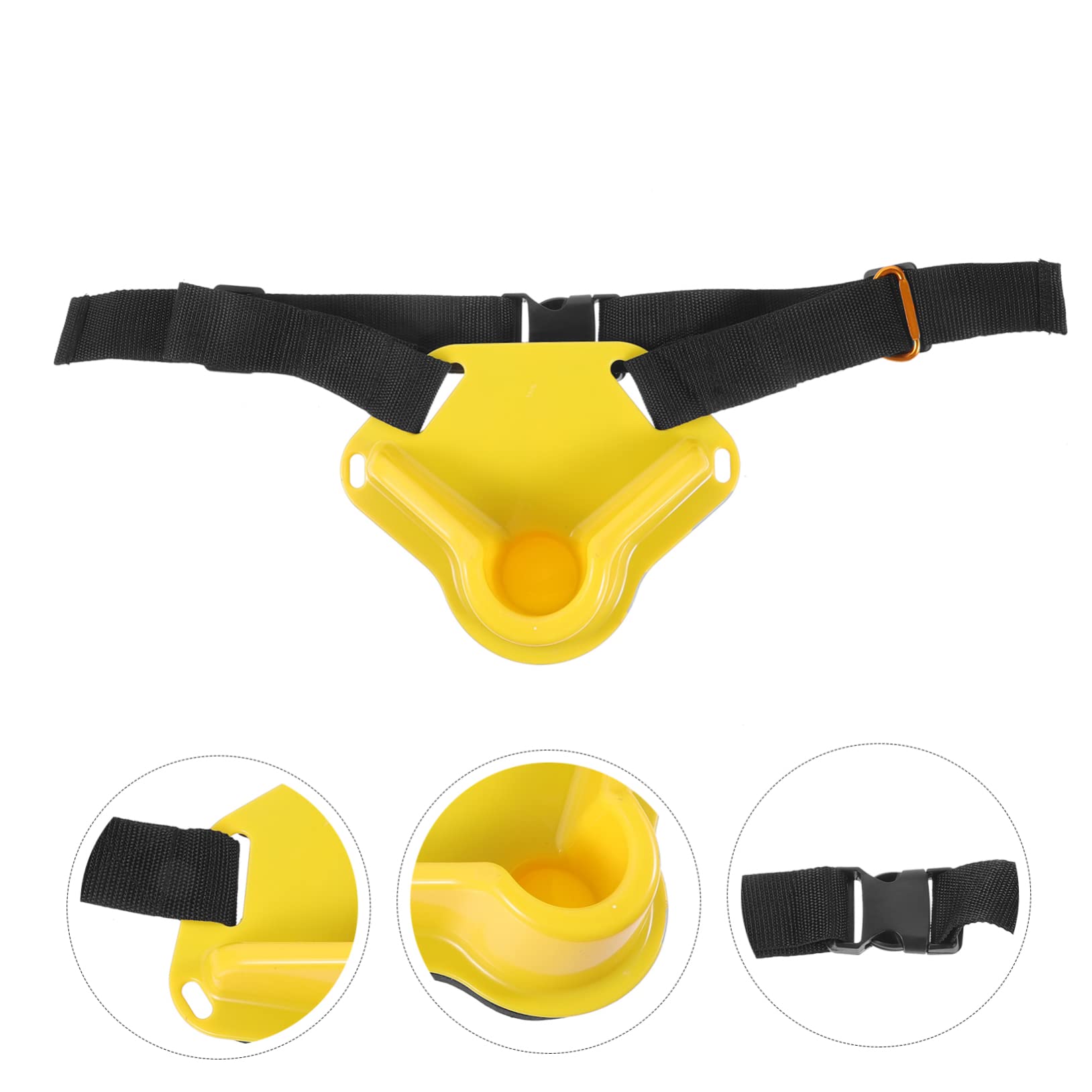 HANABASS 2pcs Fishing Pole Holders for Boats Wading Belt Fishing Rod Racks Fish Pole Holder Adjustable Waist Belt