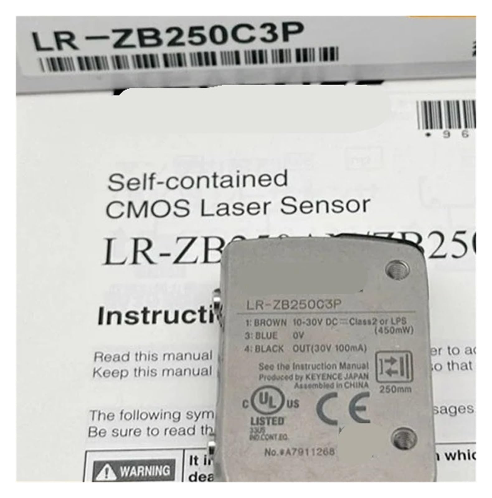 Jhpwkrmu One Color Lr-Wf10 Lr-X50 Lr-X250 Lr-Zb100n Lr-Zb100p Lr-Zb100cp Lr-Zb250an Lr-Zb250cp Lr-Zb250ap Lr-Zb250c3p Displacement Sensor(Lr-Zb250c3p)