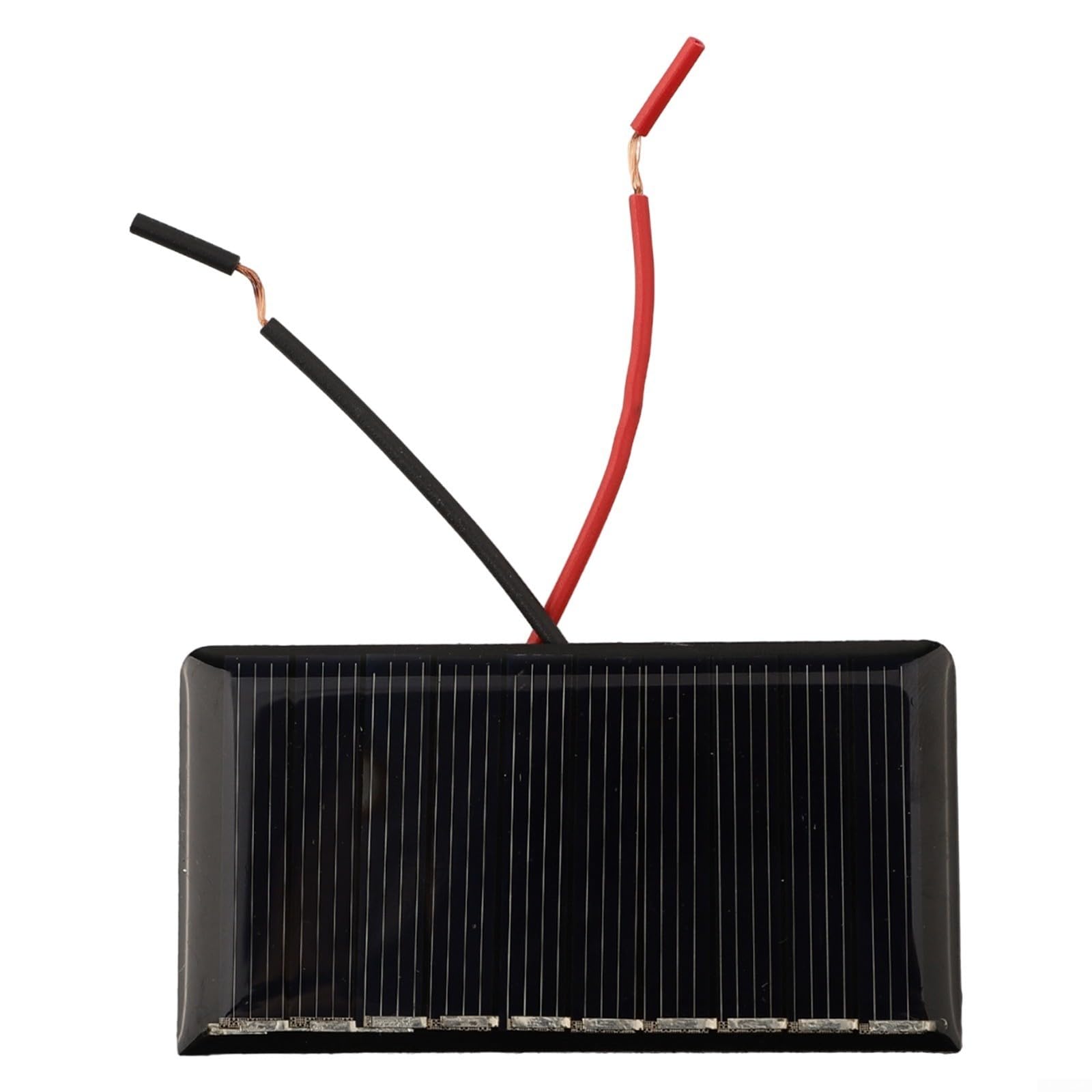 Cella solare portatile 5V 60MA per progetti di caricabatterie solare fai da te, accessori per pannelli solari fotovoltaici, 68 x 36 mm, nero (10 pezzi)