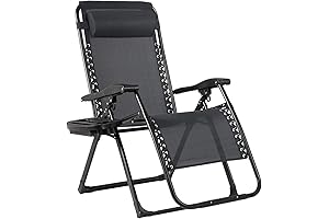 Goplus Oversized Zero Gravity Lounge Chair: Ultimate Relaxation for Outdoor Bliss
