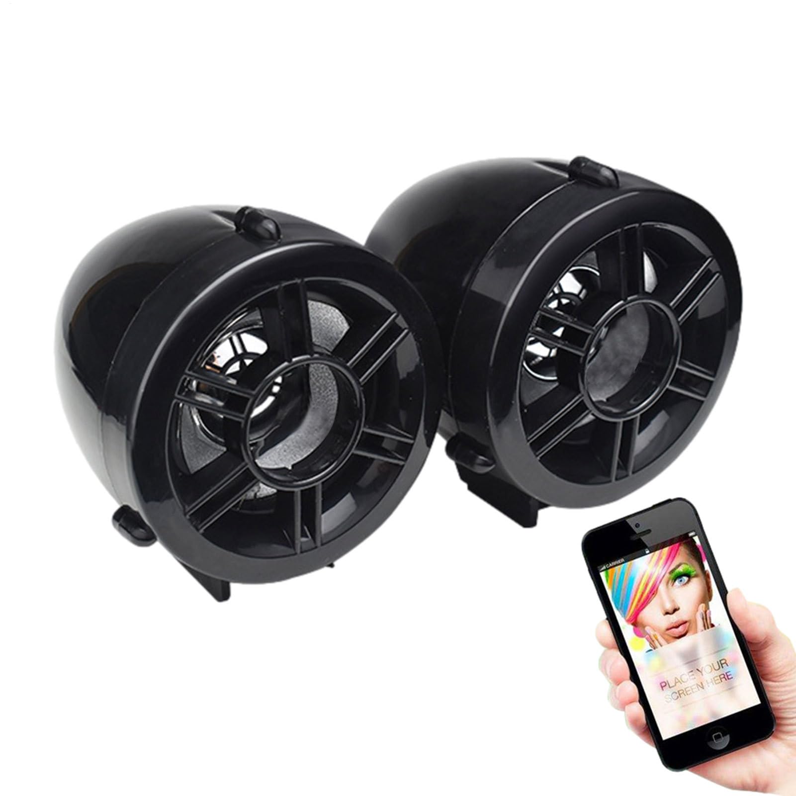 Altavoces Impermeables para Motocicleta, Audio estéreo para Manillar de Motocicleta | de Altavoces estéreo para Manillar para,Amplificador de Audio para con Fuertes