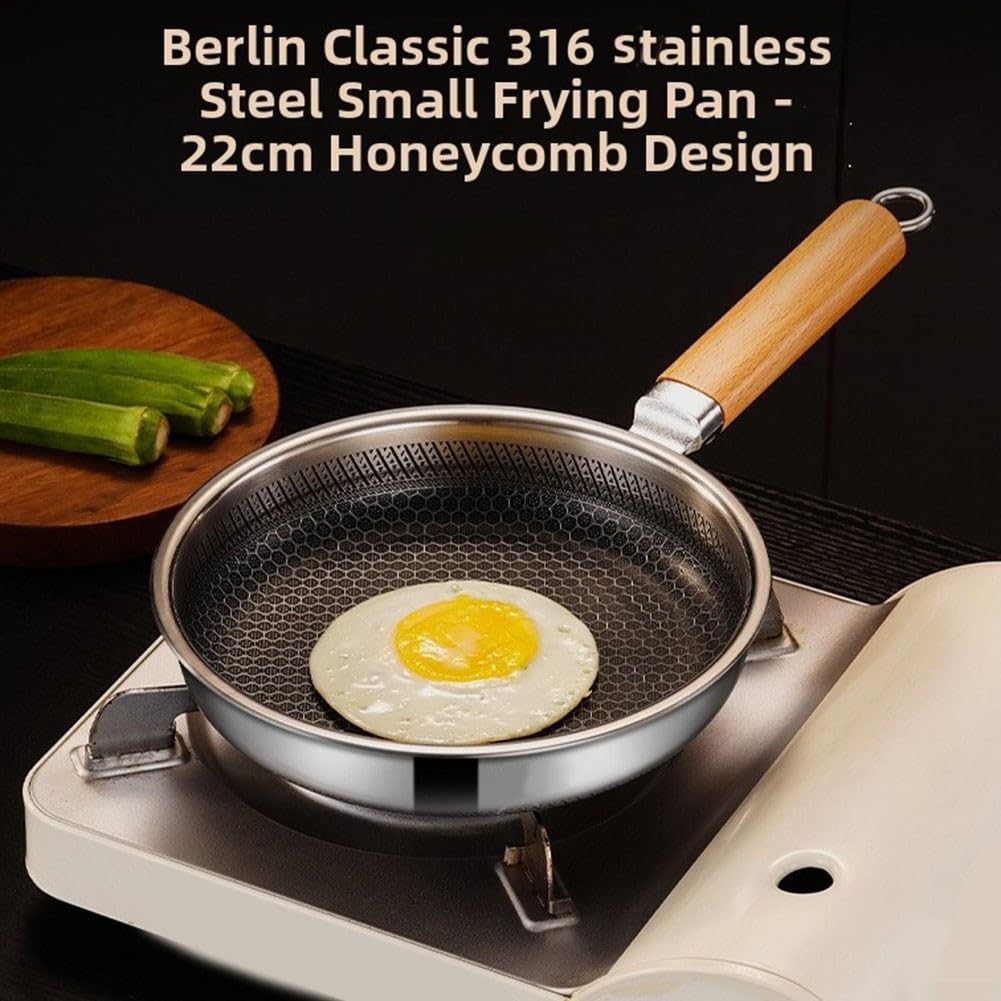 Edelstahl Pfanne 40cm Mit Strukturierter für oberfläche Edelstahl