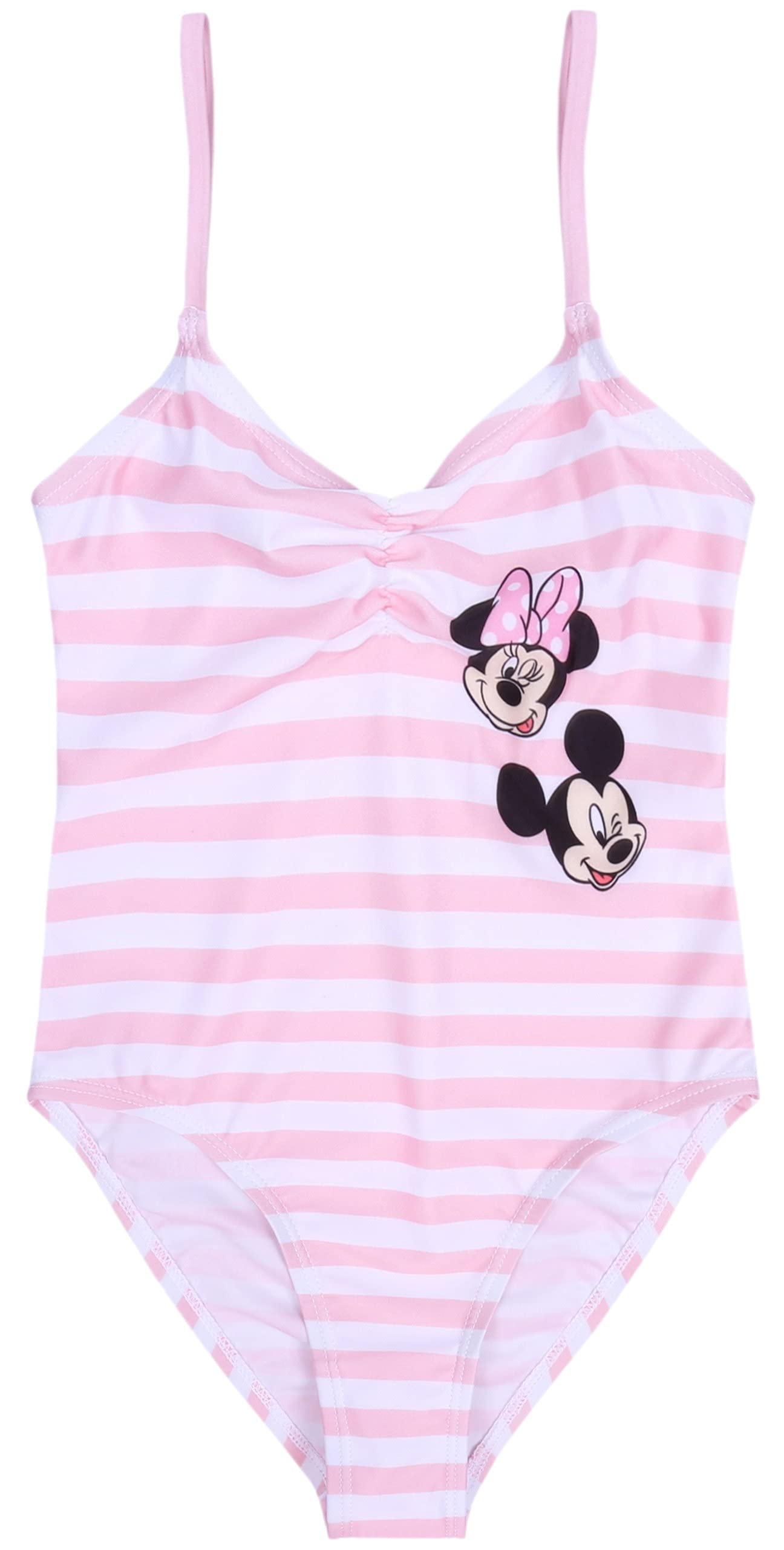 sarcia.eu Minnie Mouse Traje de baño de una Pieza, Azul Marino con Lunares Blancos