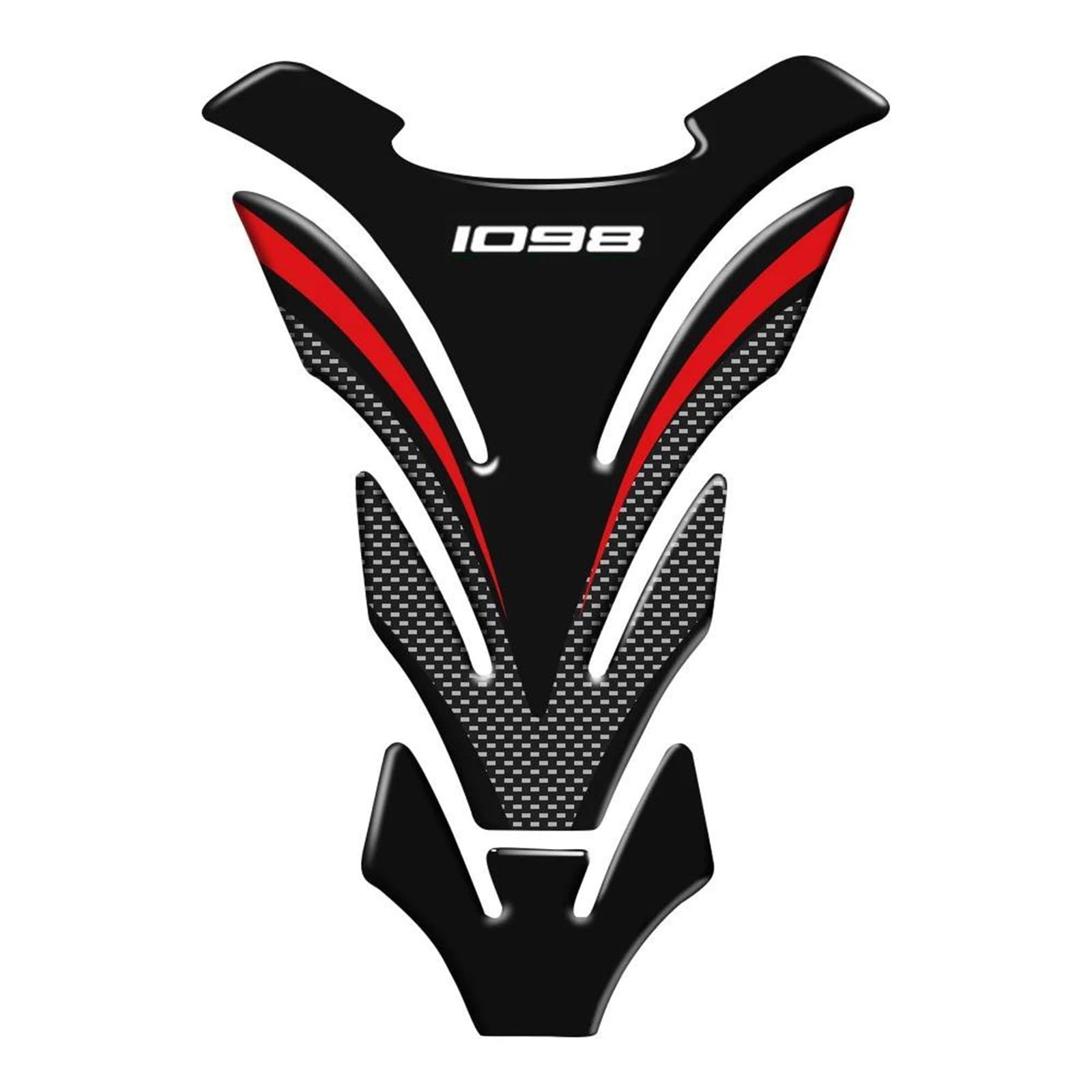 Motorcycle Protector Decals Case Tankpad Stickers Accessories for Ducati for Streetfighter 1098 1098R 1098S(Style 3)