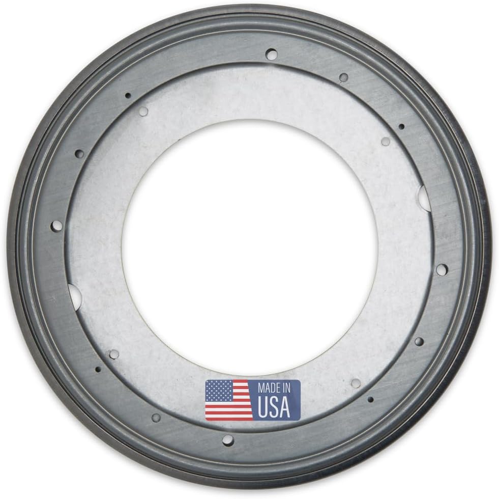Lzy-12-1 Lazy Susan 12" 1000 lb. Load Capacity Hardware 5/16 Thick Turntable Bearings