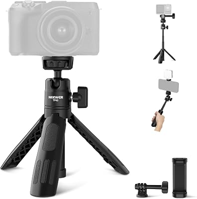 NEEWER BASICS Mini Treppiede Bastone Selfie da Scrivania, TP43 Nero