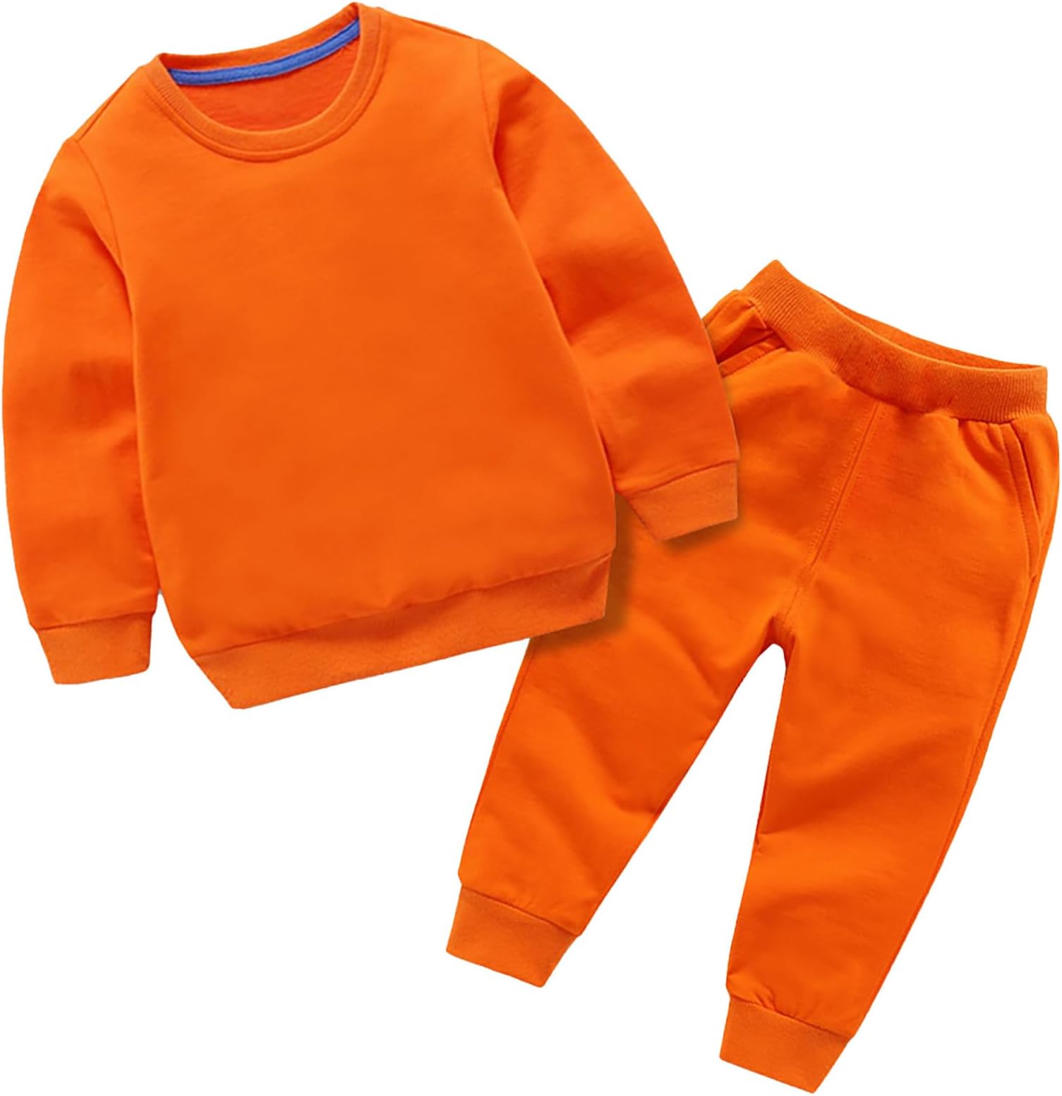 Tracksuit Children's Jogging Suit Sport Boys Baby Boys Girls Clothing Winter Plain Long Sleeve Pullover Sweatshirt Trousers 2 Pieces Outfits Costume Set Boy Sportswear Tracksuit Summer