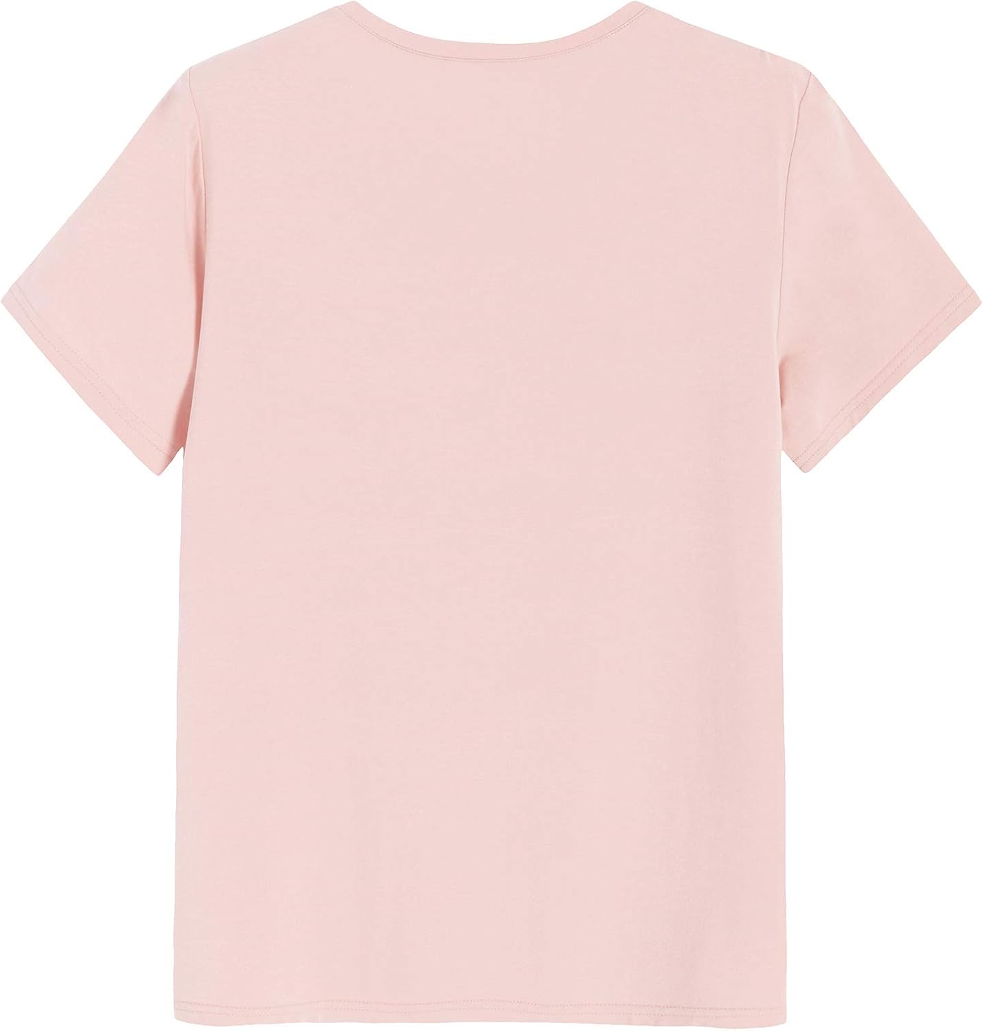 Latuza Women's Viscose Sleep T-Shirt V-Neck Pajamas Top - Image 4