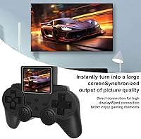 Vista 1 de S10 Handheld Game Console, 2.4-inch HD Color Screen Retro Gaming Console,Built-in 3000+ Classic Games Portable Video Gaming.