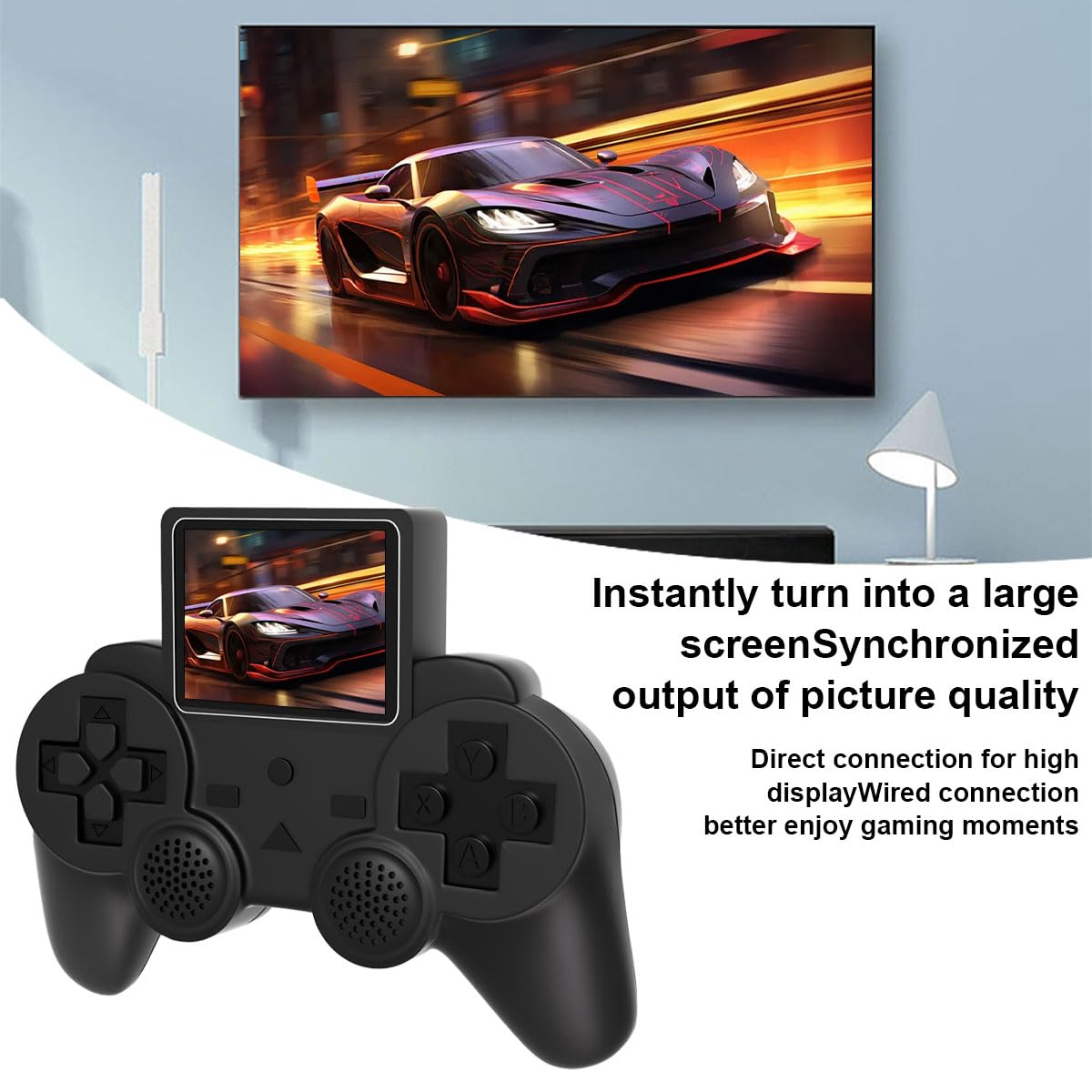S10 Handheld Game Console, 2.4-inch HD Color Screen Retro Gaming Console,Built-in 3000+ Classic Games Portable Video Gaming.