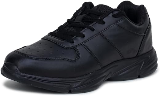 ATHCO unisex-child Athst-59 School Shoes | Soft Cushioned Memory Foam Heel Pad Support | Anti Bacterial Insole | Kid's | B...