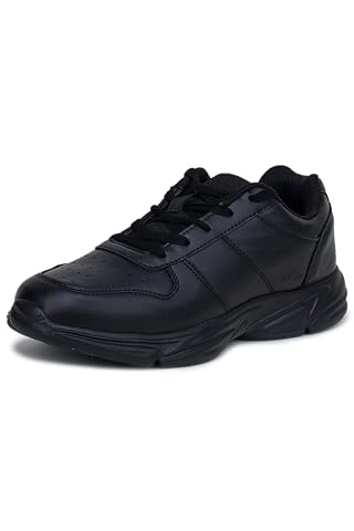 Paragon Vertex Black School Shoe
