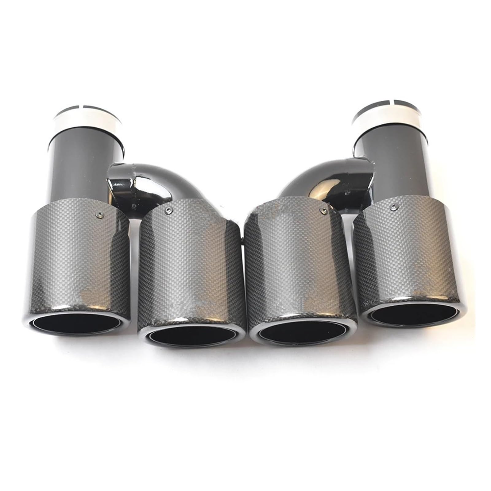 63mm/2.48インチ 車用ダブル/デュアルチューブ ステンレススチール 