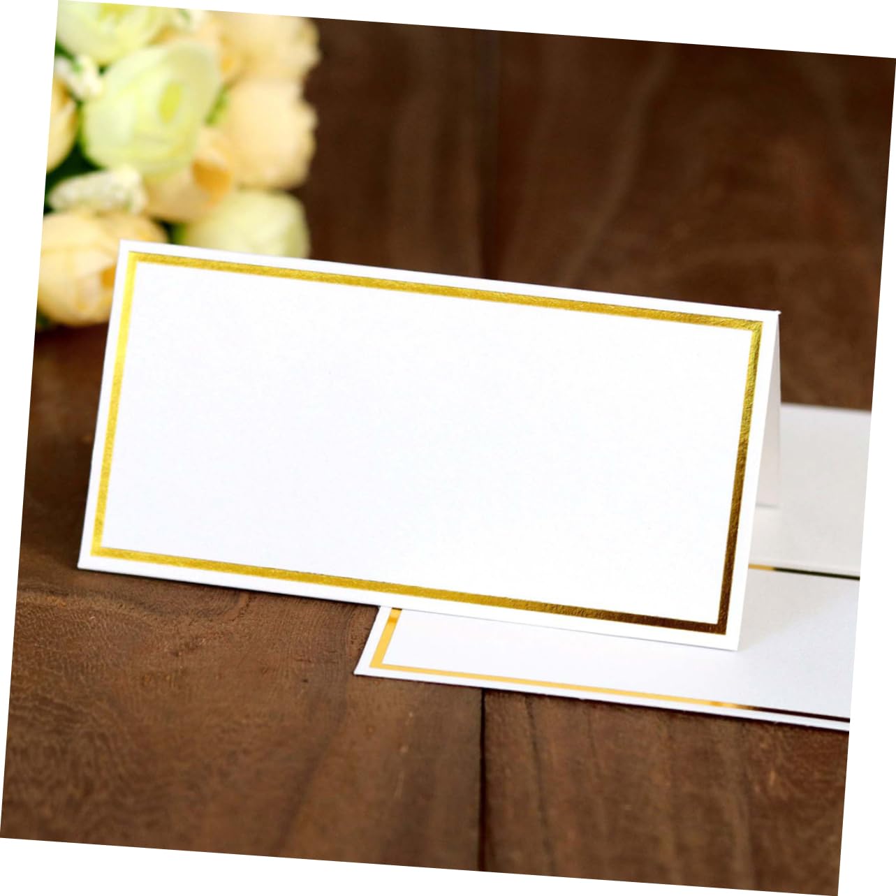 jojofuny 3 Set Di Semplici Segnaposto Vuoti Per Matrimoni Eleganti Fogli Di Biglietti Di Auguri Per Banchetti 50 Pezzi*3