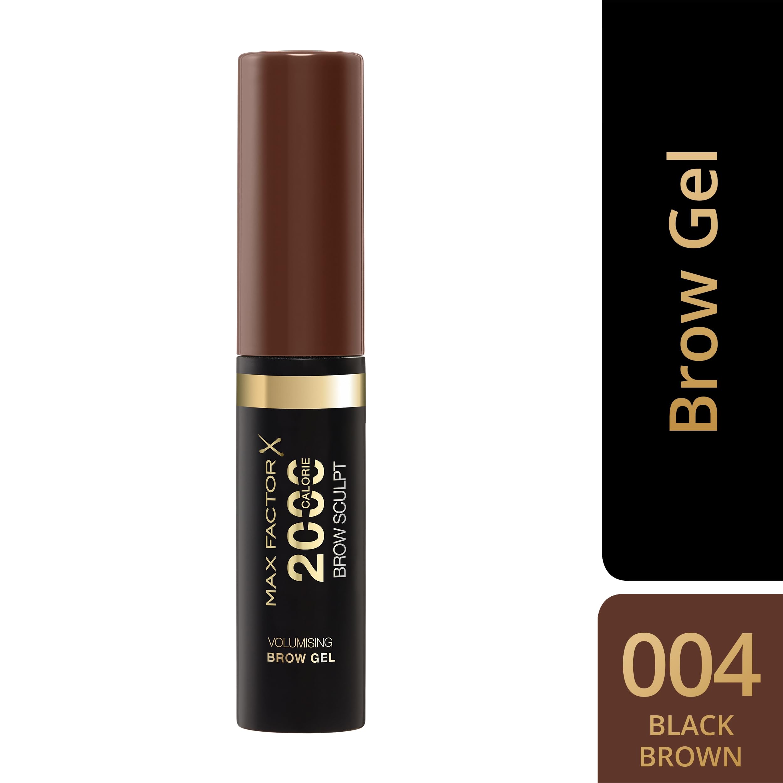 Max Factor 2000 Calorie Volumising Brow Sculpt Gel, Long-Lasting, Plumped & Fuller-Looking Brows, Waterproof, Smudge-Proof - Image 2