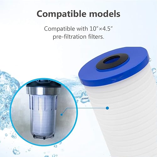 Miniatura 6 de Waterspecialist AP810 - Filtro de agua para toda la casa, repuesto para 3M Aqua-Pure AP810, AP801, AP811, Whirlpool WHKF-GD25BB, WHKF-DWHBB, 5