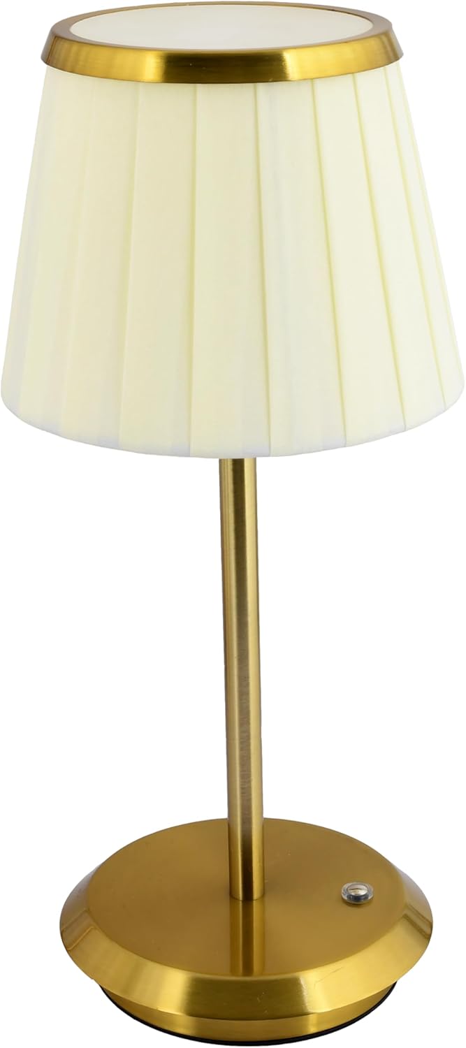 SOL HOME AND GARDEN Table Lamp for Bedroom - Bedside Lamp - USB Touch Switch Lamp for Bedroom, Living Room, Office, Bars,Wedding Nightstand LED Lamp (Bronze)