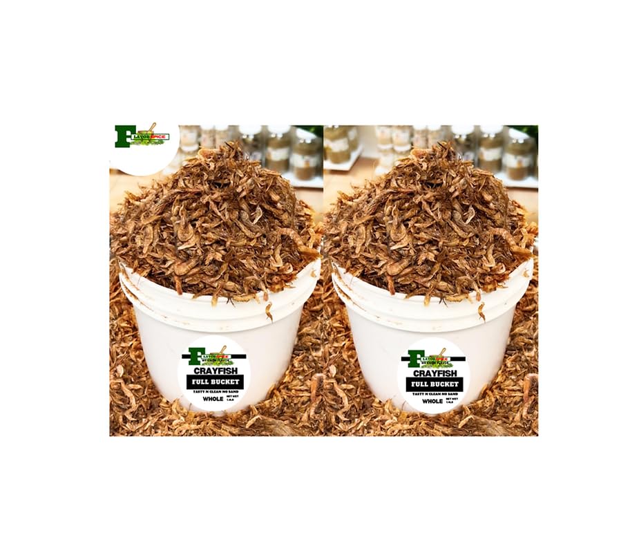 Crayfish, dried whole, tasty and clean (2, Full Bucket Paints (44.80oz)
