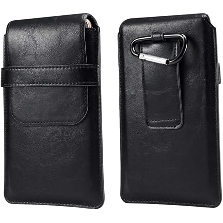 Amazon Co Jp 6 9インチベルトクリップホルスターレザーケース ベルトクリップポーチ付き携帯電話ホルスターケース 吊り下げリング付き 男性用ベルトホルスターポーチベルトループ電話ホルダー ブラック 家電 カメラ