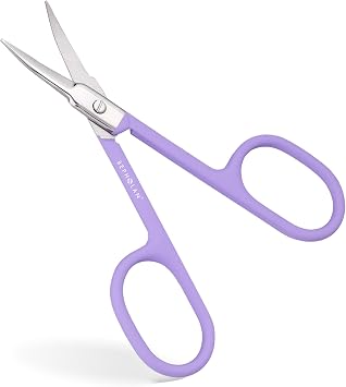 BEPHOLAN care false eyelash scissors, professional stainless steel small scissors, suitable for both men and women, scissors for trimming nose hair, beard, eyelashes, and ear hair.