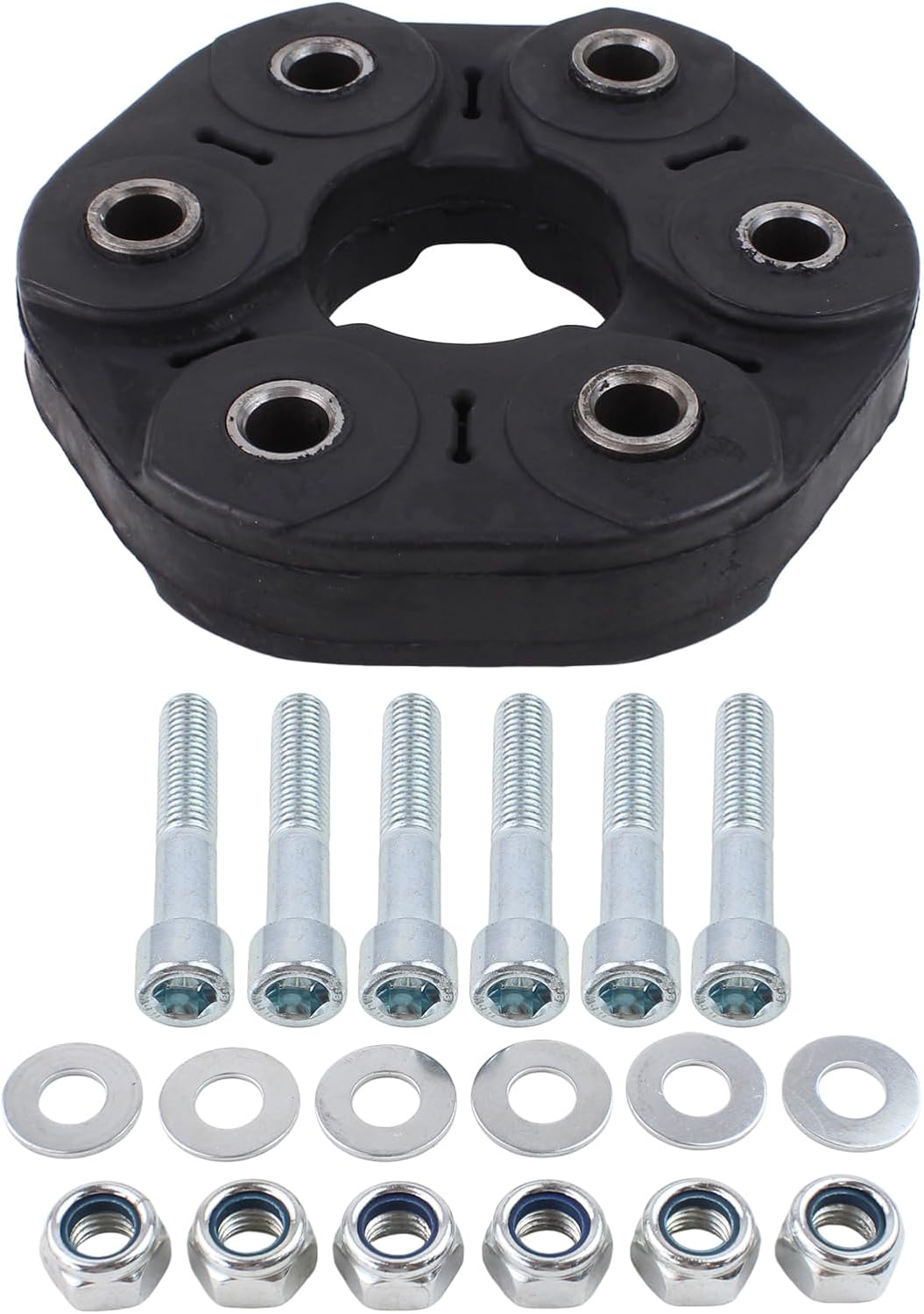 Front or Rear Driveshaft Coupler Flex Joint with Gaskets and Bolts for Chrysler 300 2005-2011, Dodge Charger 2006-2011, Challenger 2009-2011, Magnum 2005-2008