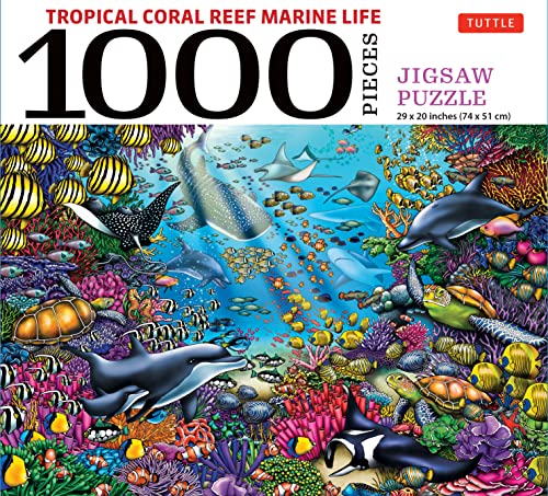 Tropical Coral Reef Marine Life - 1000 Piece Jigsaw Puzzle: