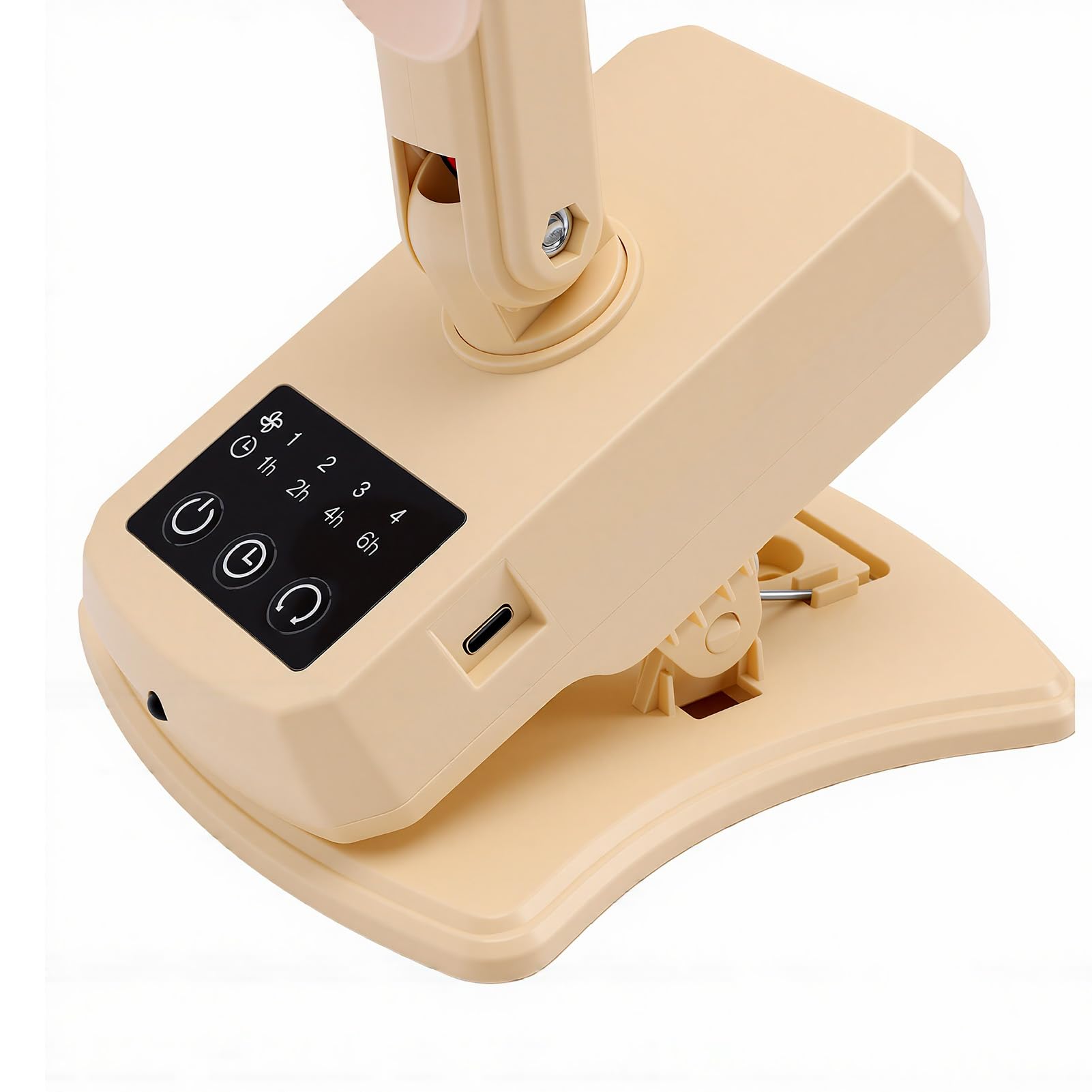 Ventilatore a Clip, Ventilatore da Scrivania Silenzioso Ricaricabile tramite USB con Telecomando e Timer, Oscillazione Automatica a 90°, per Uffici, Camere da Letto