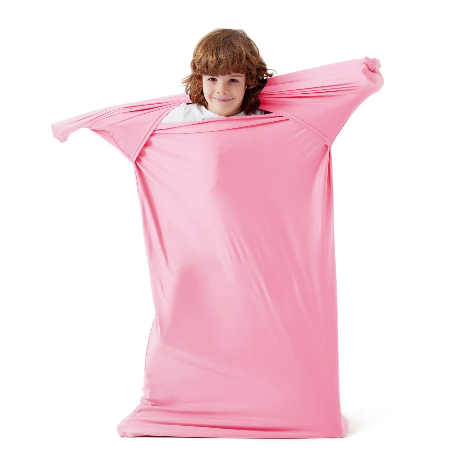 SANHO Calcetín sensorial para el cuerpo, grande, perfecto para niños con trastorno de procesamiento sensorial, versión actualizada, azul brillante